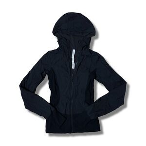 Black Lululemon athletic jacket